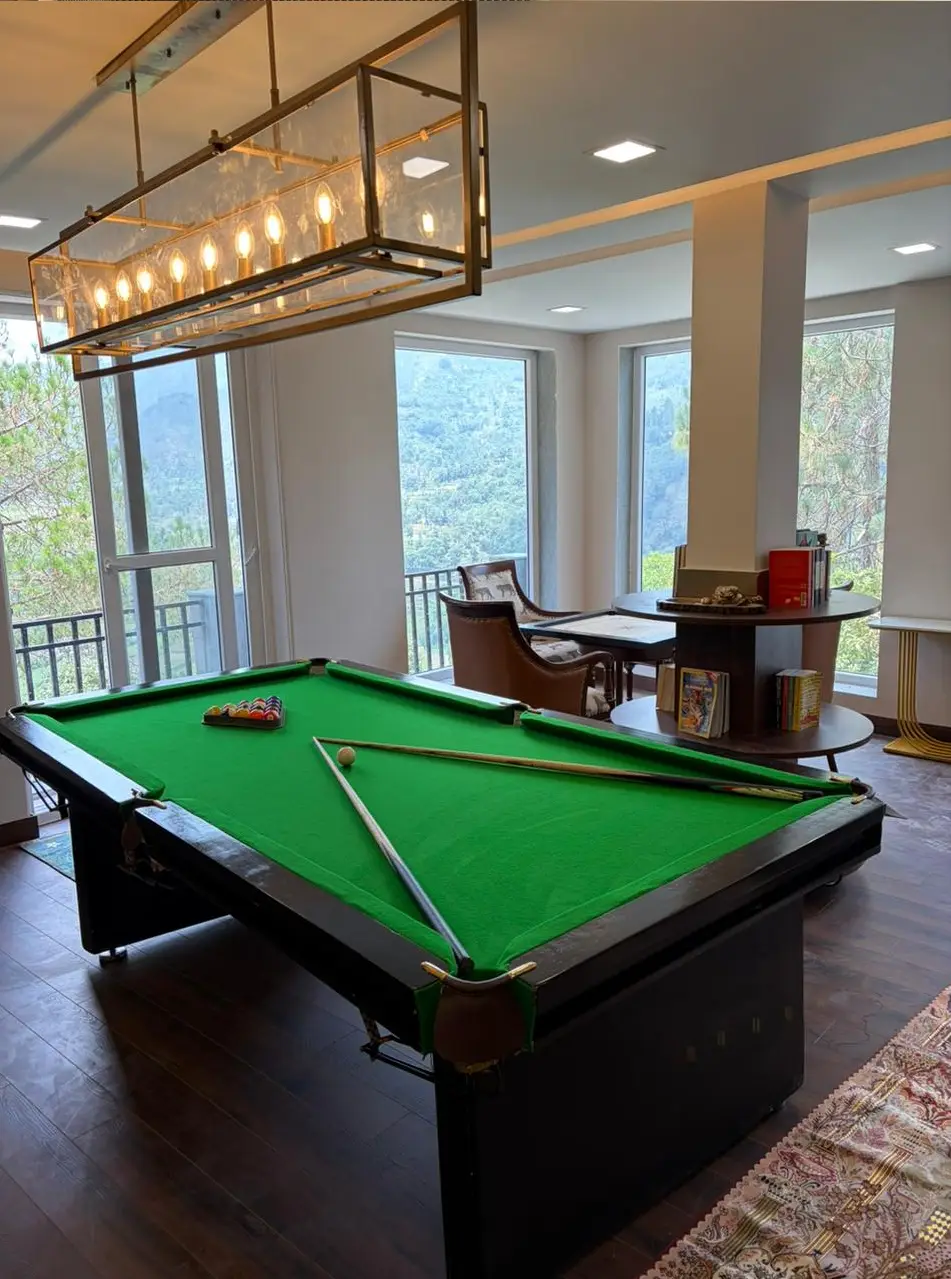 Billiard Room at Aryananda Villa Nainital